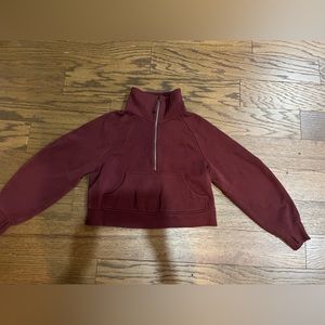 Scuba Oversized Funnel-Neck Half Zip